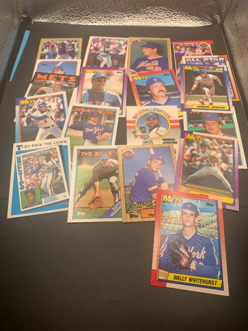 19ct 86-90 Topps New York Mets Misc Baseball Trading Cards NRMT